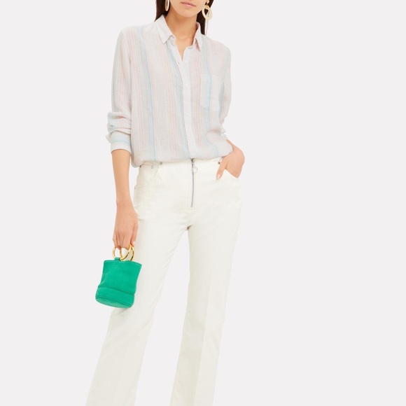 NWT Rails Marbella Stripe Button Down Shirt Medium - Picture 3 of 4